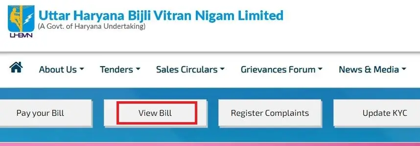 Haryana Bijli Bill Online Check
