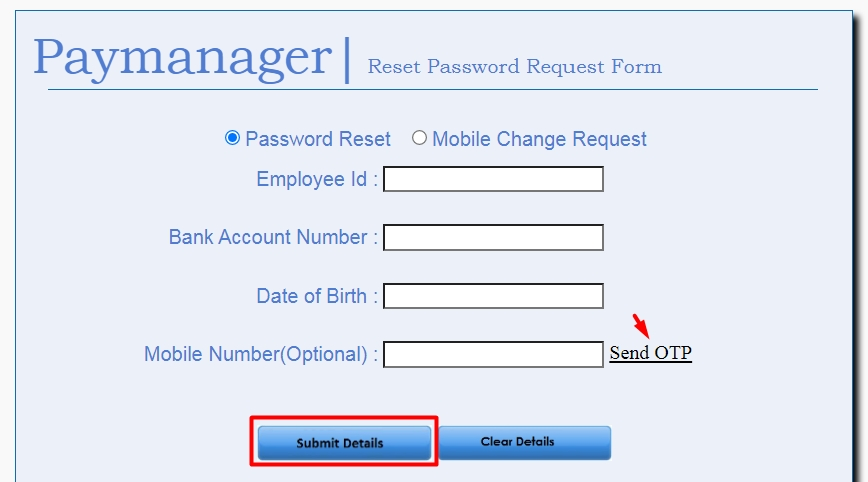 Paymanager password reset 